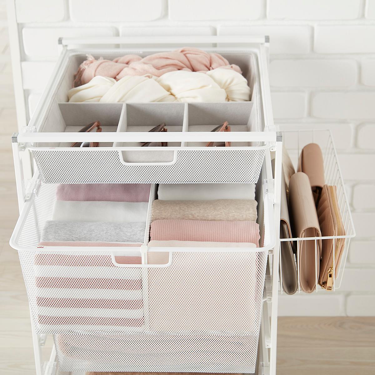 Elfa White Drawers Solution & Organizers The Container Store